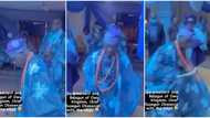 Former president Olusegun Obasanjo dances energetically at social function, leaves Nigerians entertained