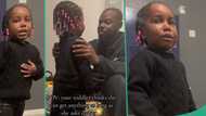 "I can't beat my wife": Angry baby girl tearfully begs her father to beat her mother in viral video