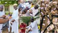 Lawmaker blesses constituents with N50 million for Ramadan, many react to cute photos as money exchanges hands