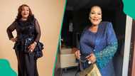 Speculations trail Ngozi Nwosu’s recent look at movie premiere: “Is she battling fibroid?”