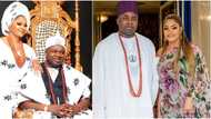 My Queen forever: Oba Elegushi gushes over 1st wife as they celebrate 18th wedding anniversary