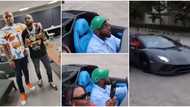 Video as Davido ignores Isreal’s chants of ‘my oga’, drives off with speed in his Lambo, causes stir online