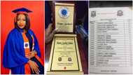 Nigerian lady sets personal record, graduates with 6.9 CGPA, her award photo from UI goes viral