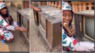 "I want to buy it": Nigerian lady discovers her grandfather's old television bought in 1970, video goes viral