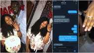 Nigerian man proposes to lady 2 years after sliding into her DM, this is what she says (photos)