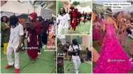 Cute video trends as Igbo bride does 'dorime' concept at her traditional wedding, turns it into club