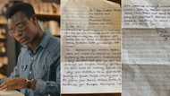 "You dey enter her eyes": Male teacher displays letter he received from female student, photo trends