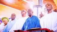 Good humour over Osinbajo's delayed protocol recognition at funeral of Akeredolu's mother