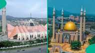 Reactions as European travel blogger denied entry into Abuja national church, allowed into mosque