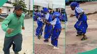 Old women at August meeting join Brain Jotter's Gwo Gwo Gwo Ngwo challenge, compete in dancing moves