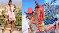 A cowboy hat, boot and sundress: Davido's baby mama Sophia's outfits are just perfect for a vacation in Turkey