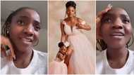 “Who is your mate?” Singer Simi reacts as daughter calls her by her first name instead of mummy in funny video