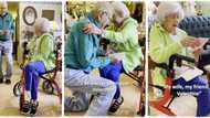 Husband married for 72-years, kneels down in video, asks wife to be his Val, gifts her cute card & candy