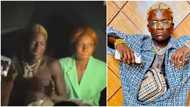 Who is the Mummy G.O beside him? Reactions as Portable chills with rumoured new babe, fans rain money on him