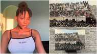 Nigerian lady paints moment crowd looted palliatives warehouse in Jos, says she used 8 months to do it