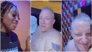 Say kogbagidi: Nigerian lady teaches oyinbo lover Portable's Zazu Zeh song, video goes viral