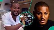 Alexx Ekubo: Man reacts to actor’s elder sister’s dramatic display after seeing casket, sparks buzz