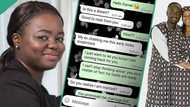 After making money, lady traces ex-lover who's now married, offers to pay his wife off, chats leak