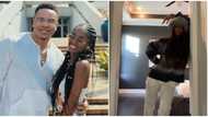 Silhouette challenge: Nigerian-American actor Rotimi, fiancee Vanessa Mdee drop entry
