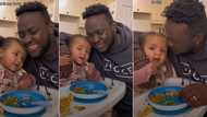 "He belongs to me alone": Jealous little girl blows hot as mum calls her dad 'baby' in viral video