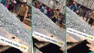 "Go date her straight": Man videos his crush as he finds her working on construction site