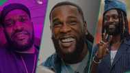 "Na OGs dem be": Burna Boy pays tribute to Jay Jay Okocha, Adebayor on stage in Cote d'Ivoire