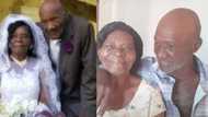 Woman, 91, weds 73-year-old boyfriend after dating for 10 years, their photo causes stir