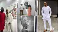 "It is a dream come true": Saga gushes as BBNaija stars, Ebuka, So So, Kemz & others storm art gallery opening
