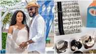 I knew you'd do great: Adesua Etomi showers Banky with sweet words, gift and cake for Father's Day