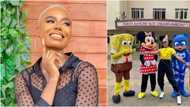 Nancy Isime celebrates birthday with children at LUTH's emergency centre, shares emotional videos