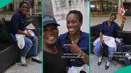After 8 years apart, Canada-based lady gets aunt visa to come work for her abroad, video emerges