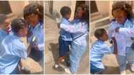 Congratulations pour in as young lady graduates from school, video of her celebration goes viral