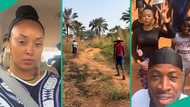 UK lady who visited Nigeria expresses love for Anambra state, video melts hearts on TikTok