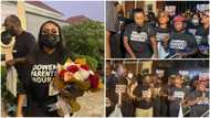 Emotional photos as Dowen College's parents forum holds candlelight procession for Sylvester Oromoni