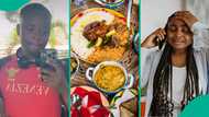 "Omo, hunger dey": Lady blasts man who collected her number without paying for her food, video trends