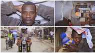 "She abandoned me when I needed her the most": Single dad who rides okada with his baby cries out, seeks help
