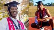 Young man who won medals as athlete in school celebrates bagging his first degree, shares photos