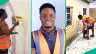 Nigerian graduate becomes painter, transforms interior of building, many praise him