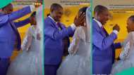 Jehovah's Witness wedding trends as groom pecks bride instead, refuses to kiss her