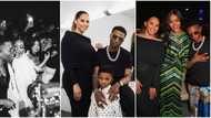 Wizkid performs at Naomi Campbell's fashion line opening, his family and manager join the fun, video trends