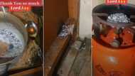 "This is what I saw when I woke up": Man who slept off while cooking beans, shares video of aftermath