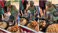 "He looks so clean": Handsome young man who fries puff puff goes viral, video of his culinary skill trends