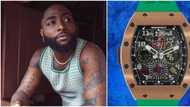 Afrobeats star Davido sports a Richard Mille designer wristwatch worth N170m, fans go wild with praises