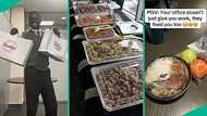 Nigerians beg to know man's workplace after seeing free food he enjoys at office, video trends