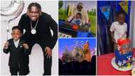 Zlatan Ibile gives son birthday treat as they visit Nickelodeon Adventure Lakeside & Lyceum Theatre in the UK