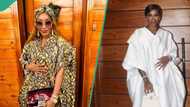 "Rich aunty vibe": Tiwa Savage, Ini Edo, 4 other celebs dazzle fans with their sweet Kaftan styles