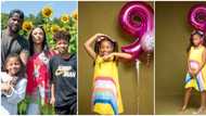 Mr P and Lola Omotayo's lookalike daughter Aliona clocks 9 in style, stuns in beautiful birthday pictures