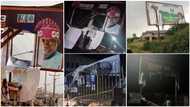 Just 24Hrs Davido's uncle becomes Osun governor, Tinubu's billboards pull down, defaced, photos emerge