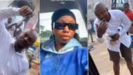 "All the way from Egbeda": Lady who entered bus in Lagos exposes face of man begging for her attention