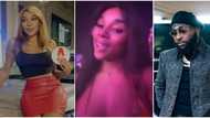 Davido’s alleged French baby mama Ivannna attends singer’s concert, sings word for word to his performance